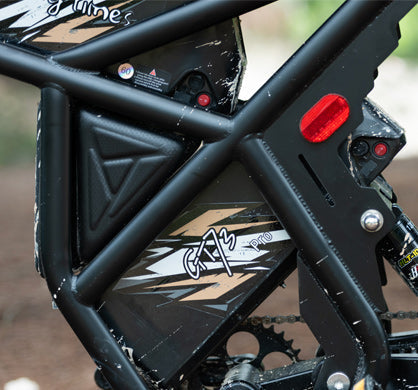 48V rechargeable electric bike battery with 2 charging ports, UL certified for safety