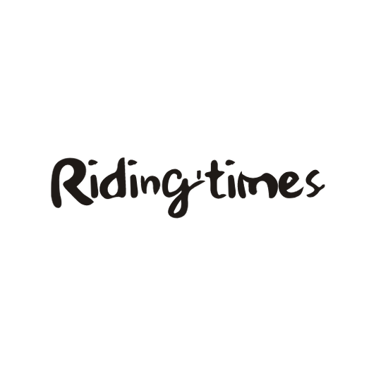 Riding Times logo with handwritten style text representing electric bike and scooter brand