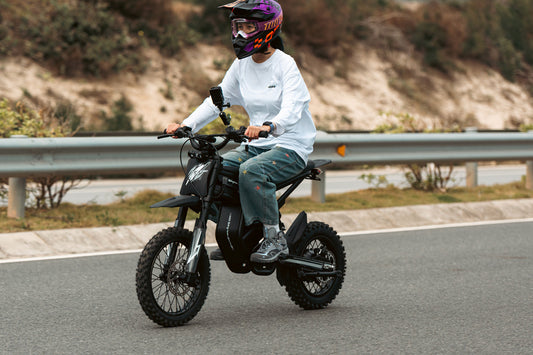 Commuter enjoying the freedom of a GT54 Pro Riding Times eBike on an open road