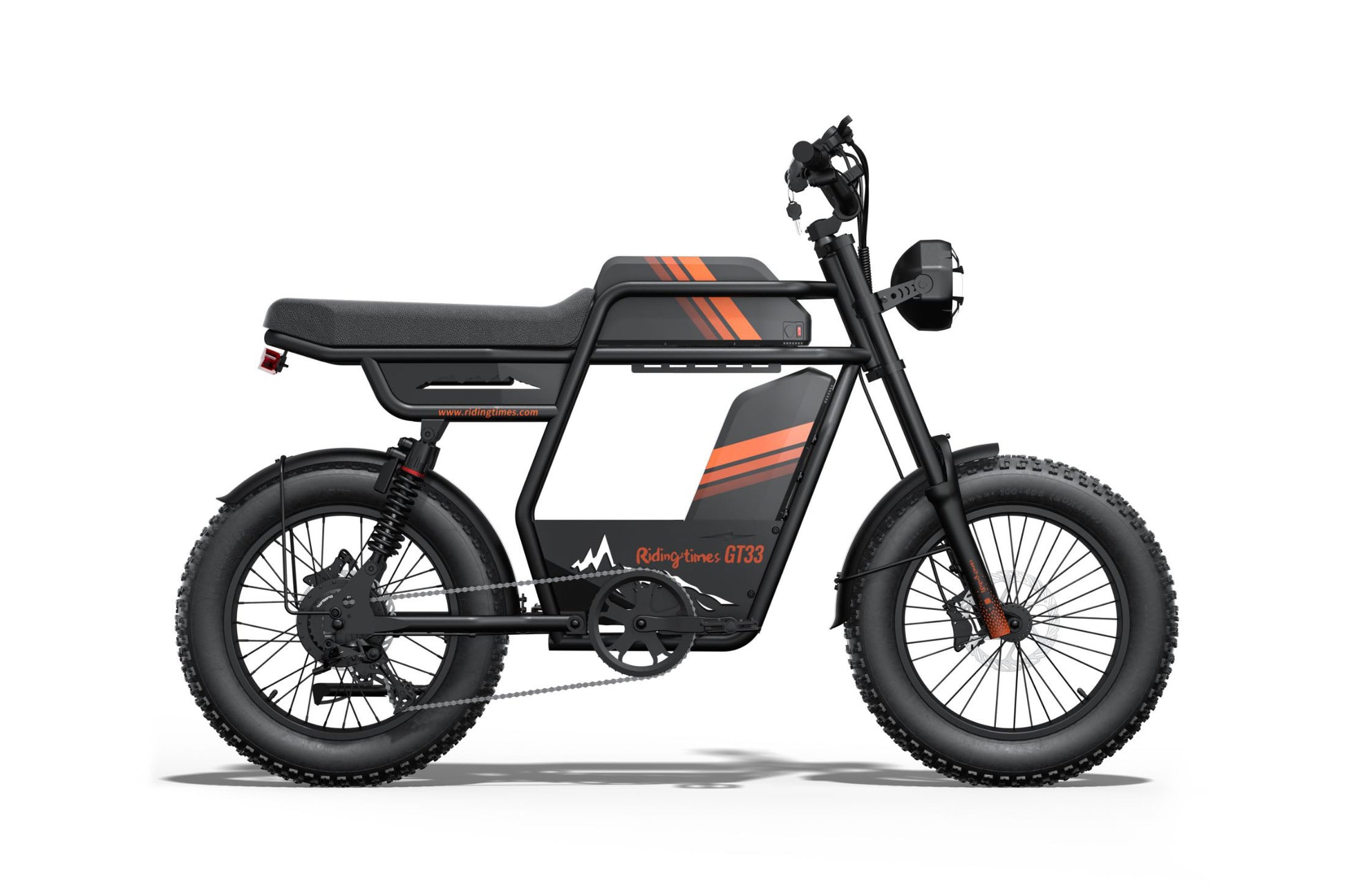 electric scrambler bicycle GT33 Cargo Electric Bike – 1350W All-Terrain Cafe Racer eBike
