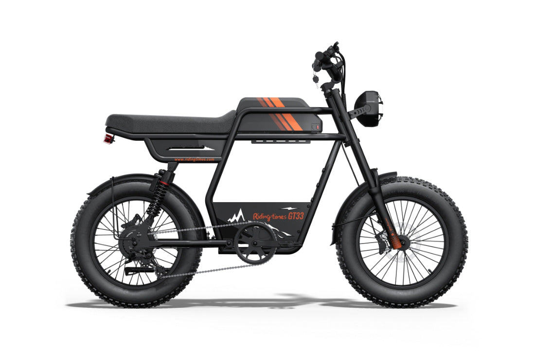 GT33 All-Terrain Cafe Racer Cargo Electric Bike - Presale