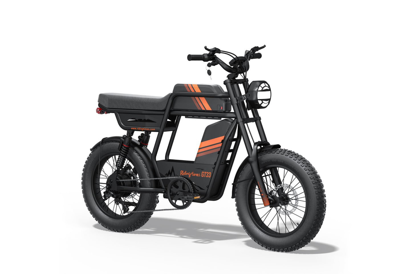 GT33 All-Terrain Cafe Racer Cargo Electric Bike - Presale