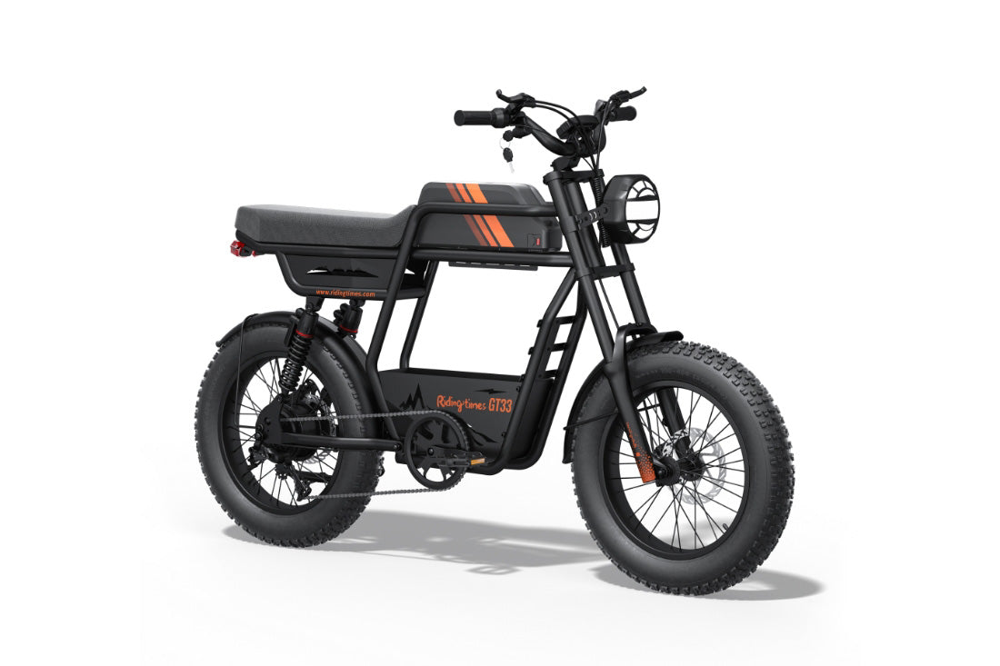 GT33 All-Terrain Cafe Racer Cargo Electric Bike - Presale