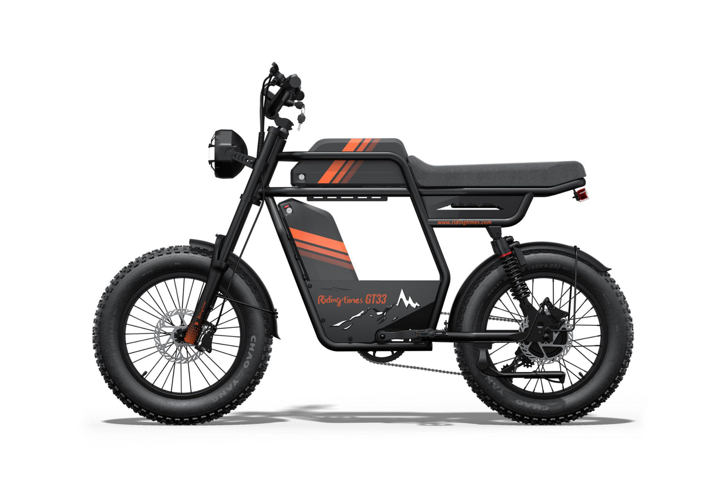 GT33 All-Terrain Cafe Racer Cargo Electric Bike - Presale