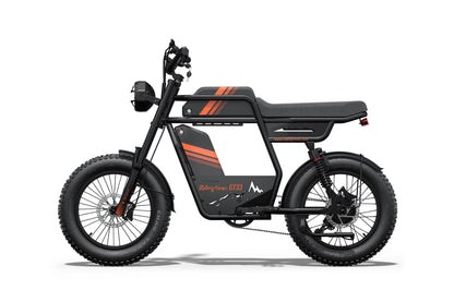 GT33 All-Terrain Cafe Racer Cargo Electric Bike - Presale