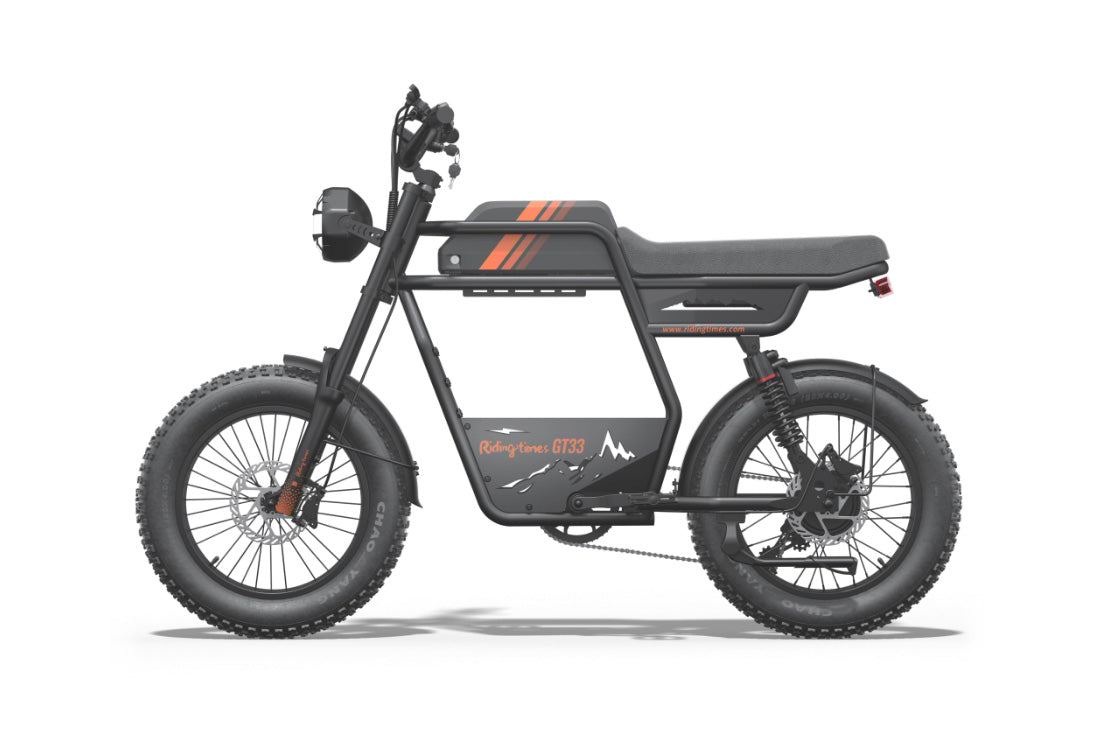 GT33 All-Terrain Cafe Racer Cargo Electric Bike - Presale