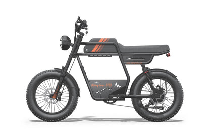 GT33 All-Terrain Cafe Racer Cargo Electric Bike - Presale