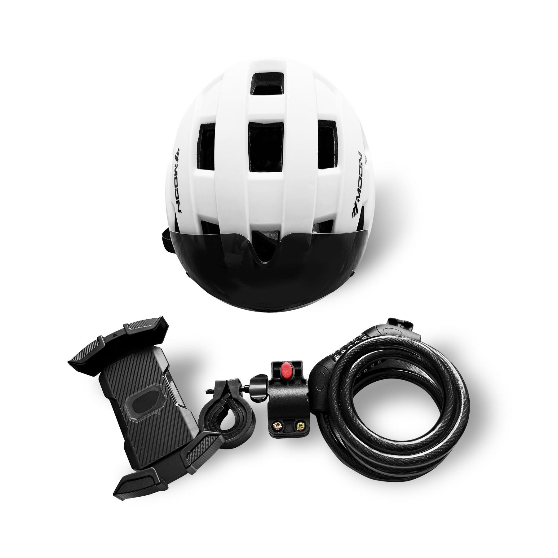 Helmet | Phone holder | Ebike Lock