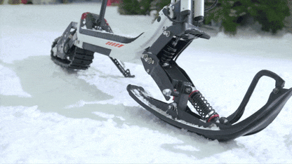 G63 Convertible Snow Kit with snowboard and nylon mesh rubber track motor.