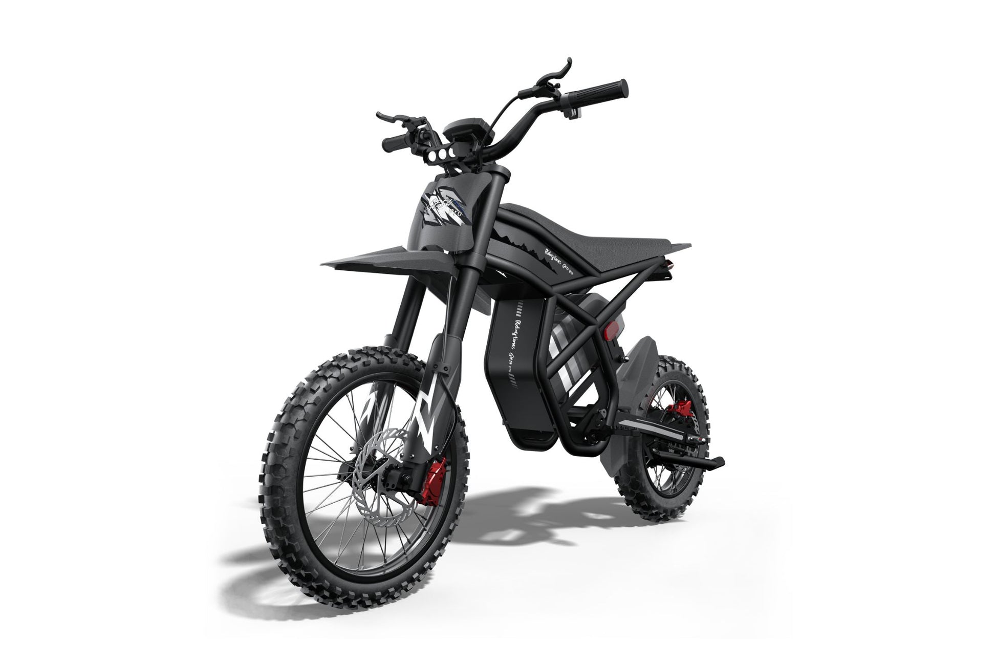 GT54 Pro Electric Mini Motorbike black kids and adults dirt bike with rugged tires