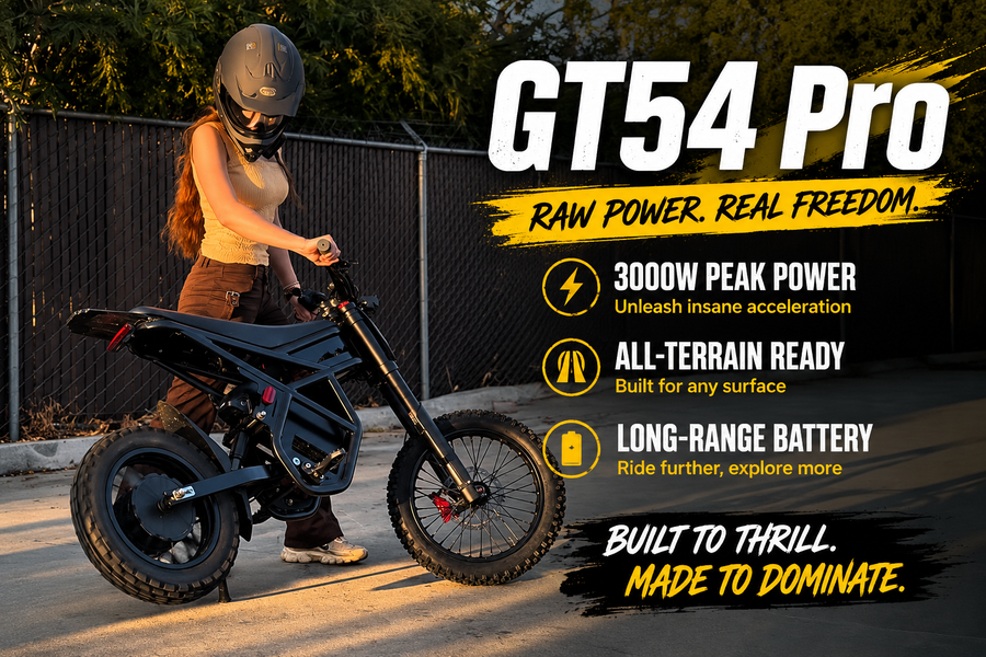 Ride into the sunset with the GT54 Pro—power！