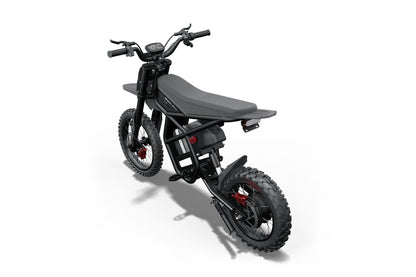 GT54 Pro Electric Mini Motorbike black kids and adults off-road bike side view