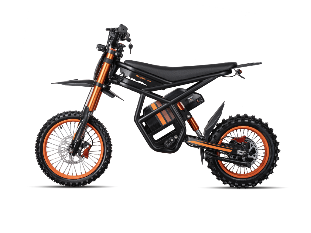 GT54 electric mini motorbike with 2000W motor for kids and adults, off-road tires and durable frame