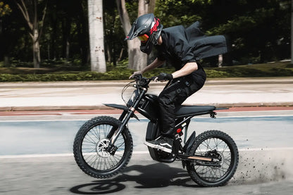 GT73 Pro Dual-Battery Off-Road All-Terrain Electric Dirt Bike with Pedals