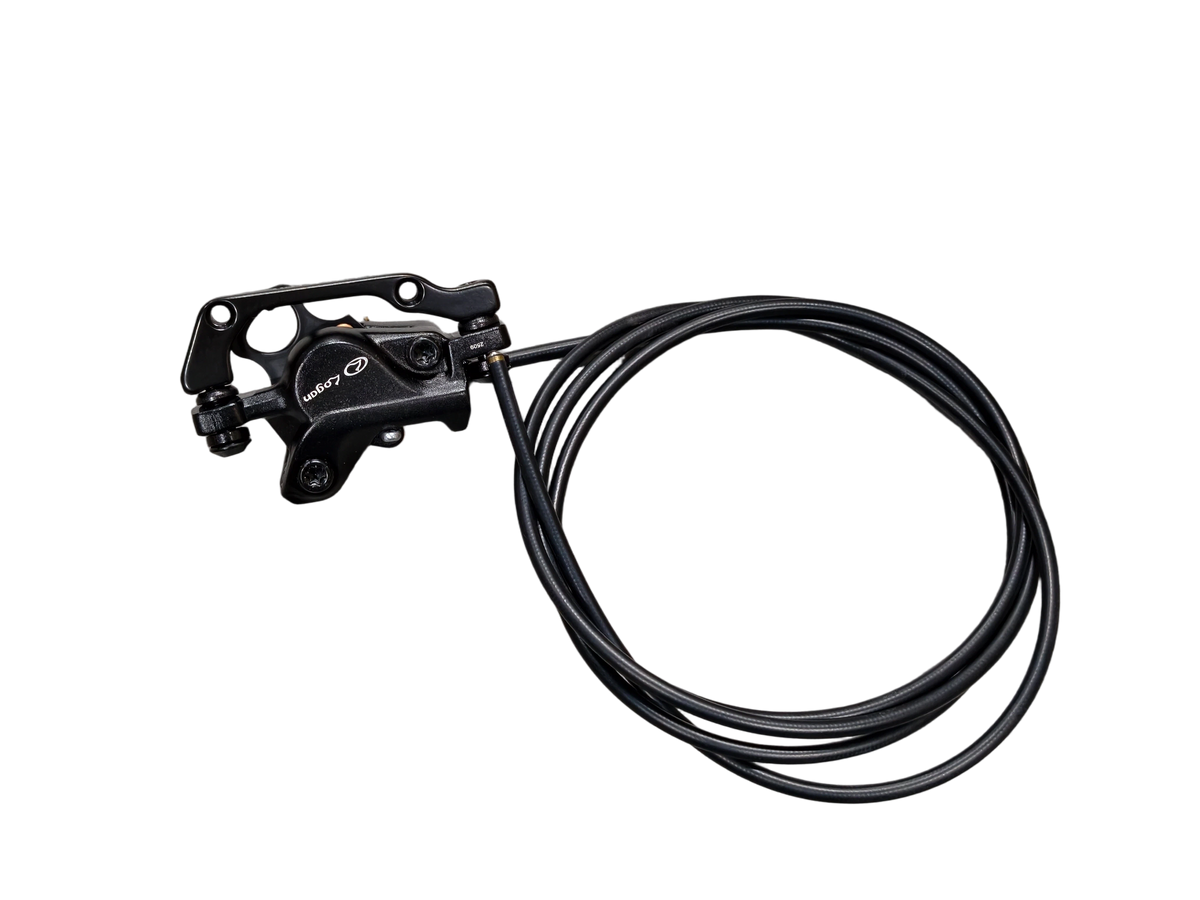 Hydraulic brake caliper and hose