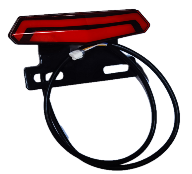 LED brake light for bicycles with automatic activation and weather-resistant design