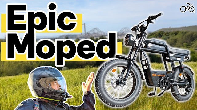 1350w Moped Style Ebike | 35mph Speed Test & Full Ride